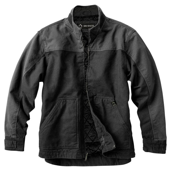 DRI DUCK Outerwear S / Black/Charcoal DRI DUCK - Men's Horizon Boulder Cloth™ Canvas Jacket