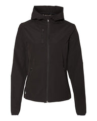 DRI DUCK Outerwear S / Black DRI DUCK - Women's Ascent Softshell Hooded Jacket