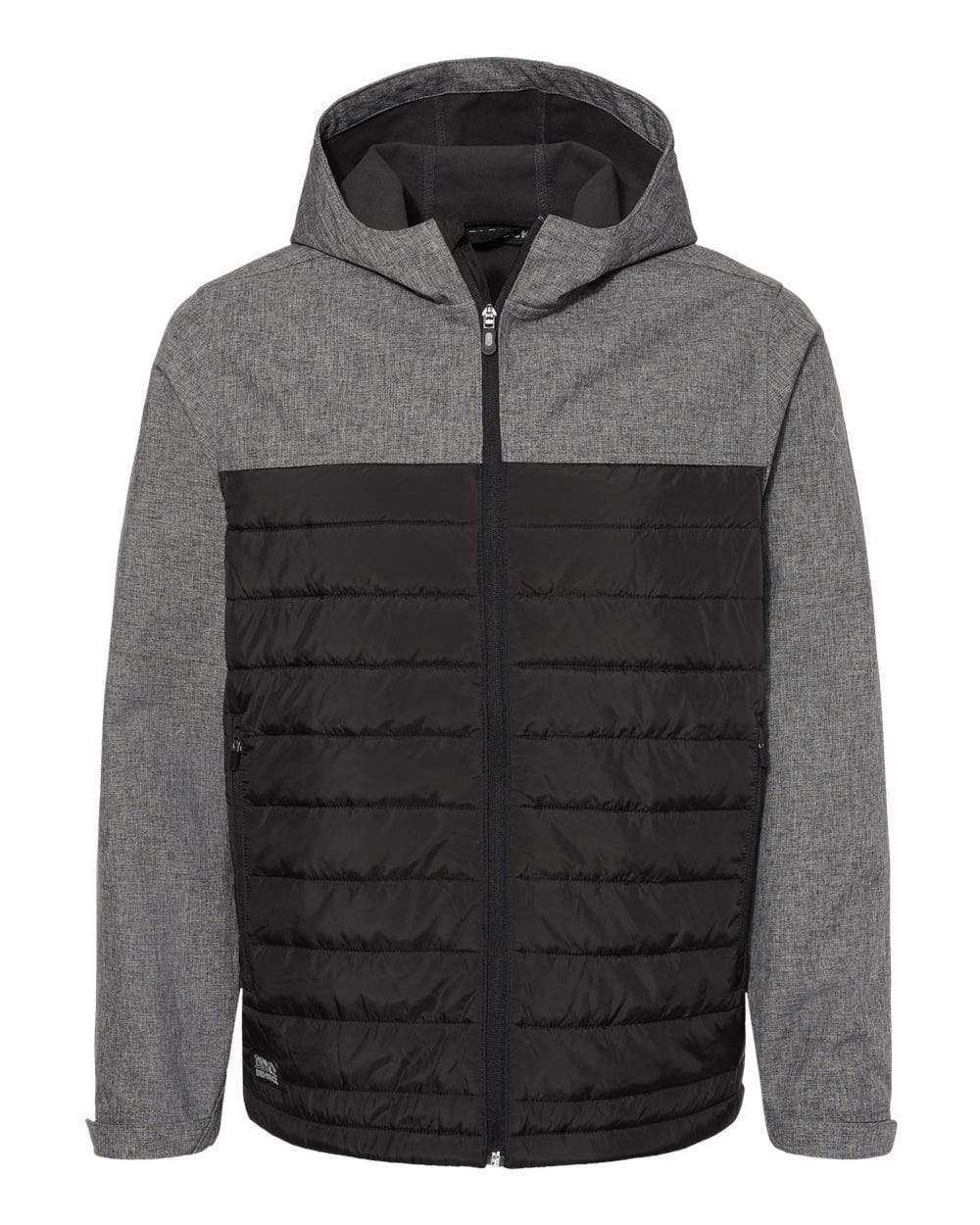 DRI DUCK Outerwear S / Black Heather/Black DRI DUCK - Men's Pinnacle Softshell Puffer Jacket