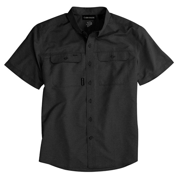 DRI DUCK Woven Shirts S / Charcoal DRI DUCK - Men's Crossroad Woven Short Sleeve Shirt
