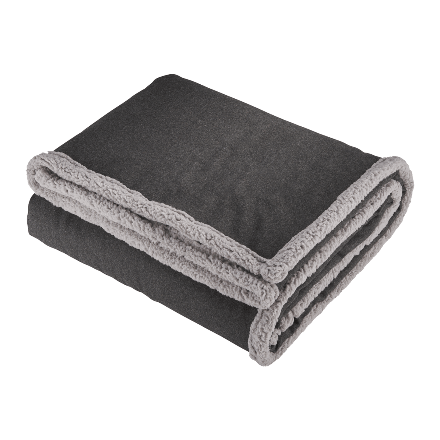 Field & Co Accessories 60" x 70" / Charcoal Field & Co. - Oversized Wool Sherpa Blanket