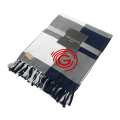 Field & Co Accessories Field & Co. - 100% Organic Cotton Check Throw Blank