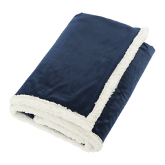 Field & Co Accessories One Size / Navy Field & Co. - Recycled PET Sherpa Blanket