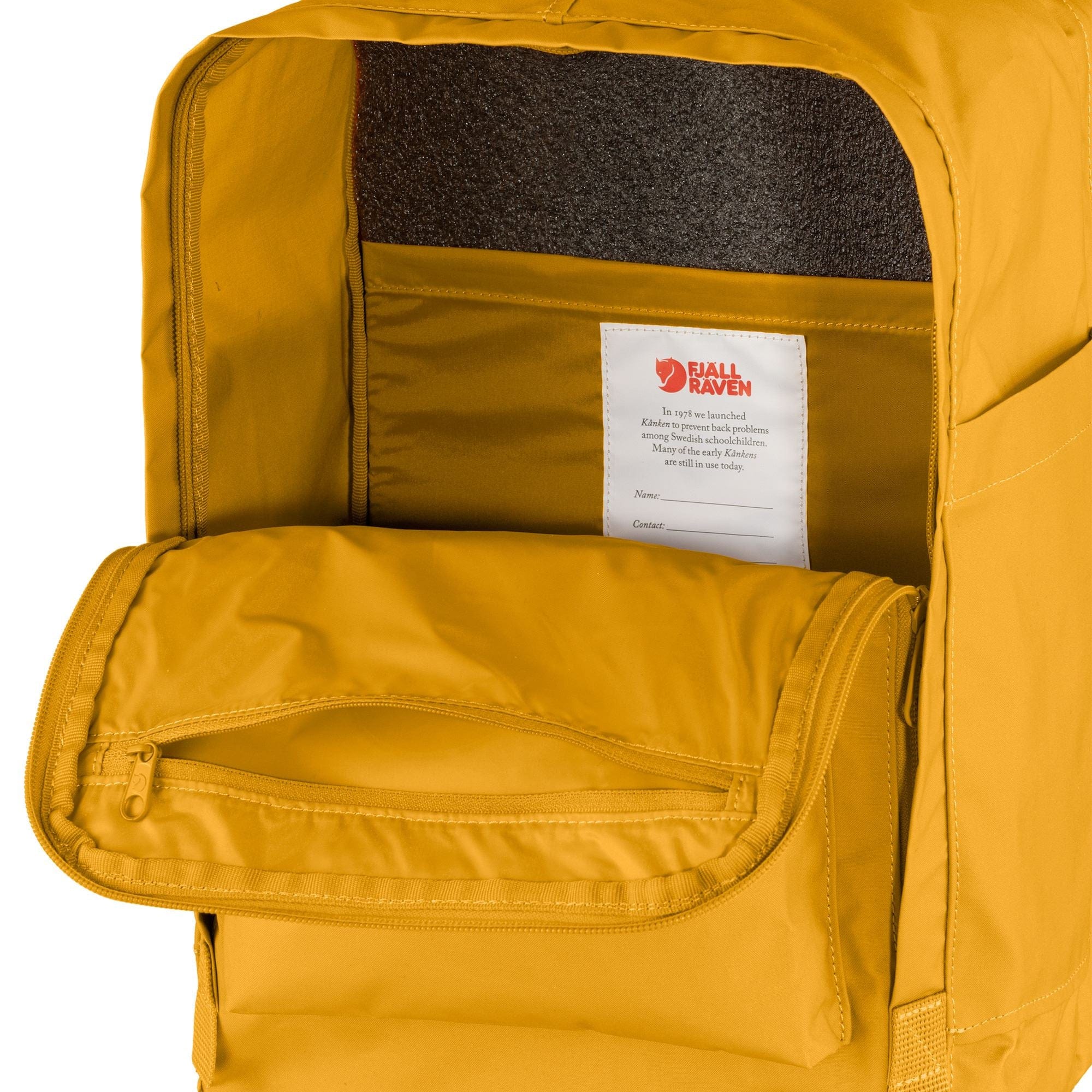 Fjallraven bag clearance inside