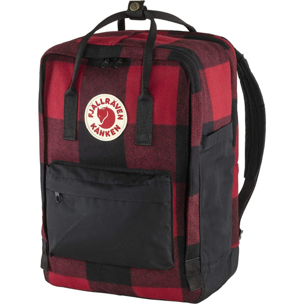 Fjällräven Bags One Size / Red-Black FJÄLLRÄVEN - Kånken Re-Wool Laptop 15" Backpack