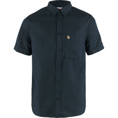 Fjällräven Woven Shirts XS / Dark Navy FJÄLLRÄVEN - Men's Övik Travel Shirt Short Sleeve