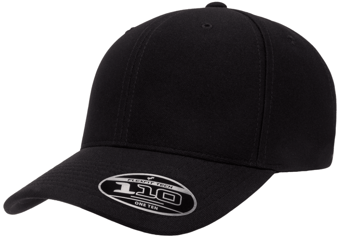 Flexfit Headwear One Size / Black Flexfit - 110® Cool & Dry Mini-Piqué Cap