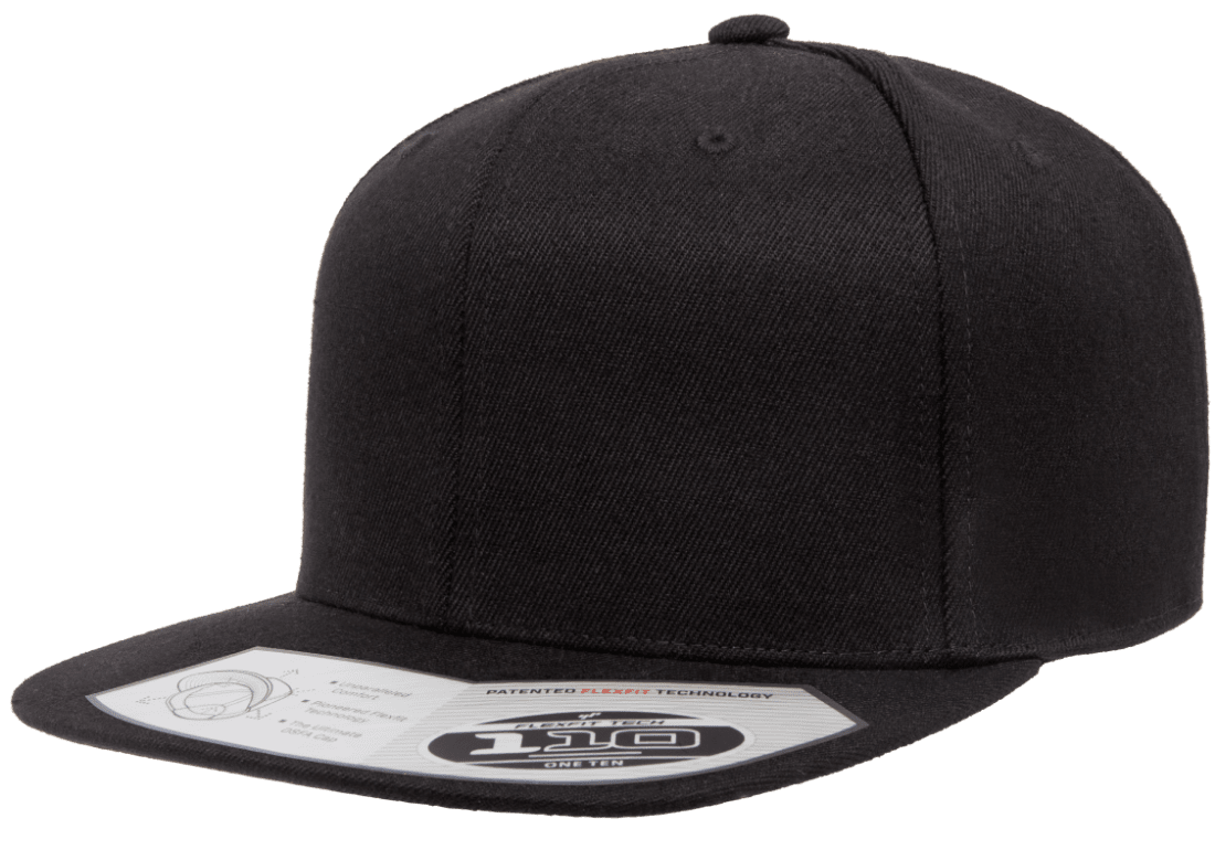 110® Snapback Cap – Threadfellows Bill Flat Flexfit -