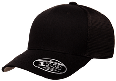 Flexfit Headwear One Size / Black Flexfit - 110® Mesh-Back Cap