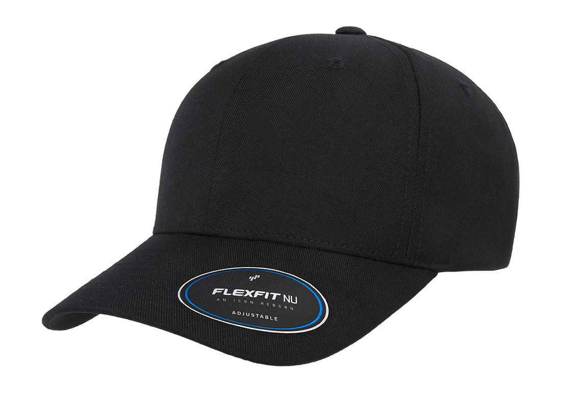 Flexfit Headwear One Size / Black Flexfit - NU® Adjustable Cap