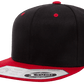 Flexfit Headwear One Size / Black/Red Flexfit - 110® Flat Bill Snapback Cap