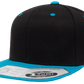 Flexfit Headwear One Size / Black/Teal Flexfit - 110® Flat Bill Snapback Cap