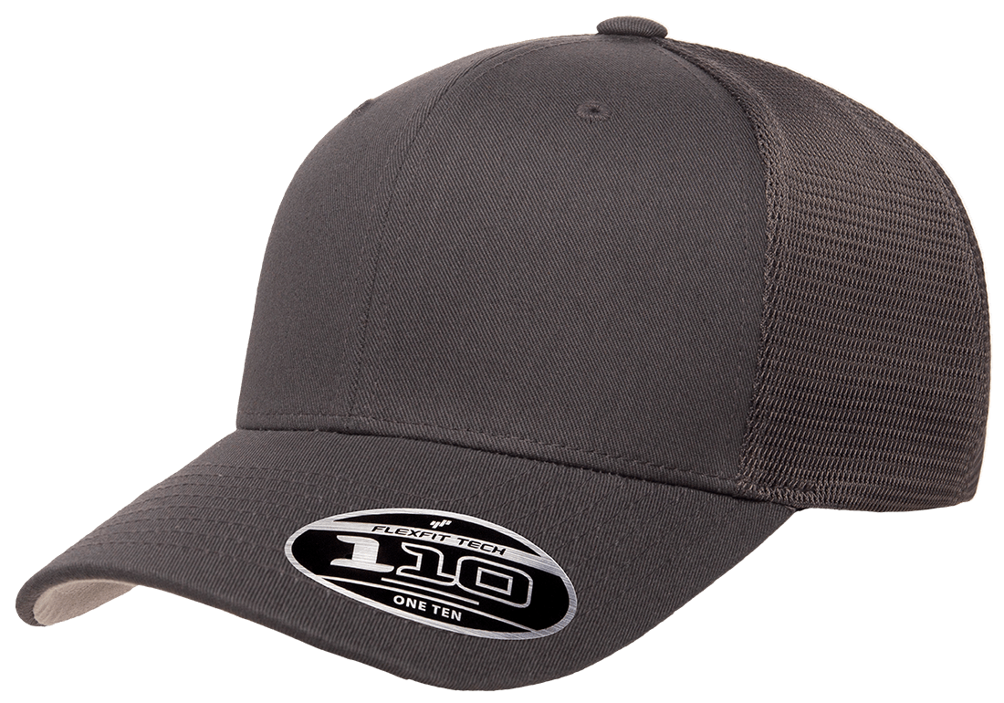 Flexfit Headwear One Size / Charcoal Flexfit - 110® Mesh-Back Cap