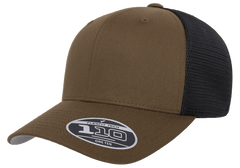 Flexfit Headwear One Size / Coyote Brown/Black Flexfit - 110® Mesh-Back Cap