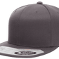Flexfit Headwear One Size / Dark Grey Flexfit - 110® Flat Bill Snapback Cap
