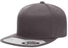 Flexfit Headwear One Size / Dark Grey Flexfit - 110® Flat Bill Snapback Cap