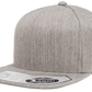 Flexfit Headwear One Size / Heather Grey Flexfit - 110® Flat Bill Snapback Cap