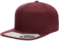 Flexfit Headwear One Size / Maroon Flexfit - 110® Flat Bill Snapback Cap