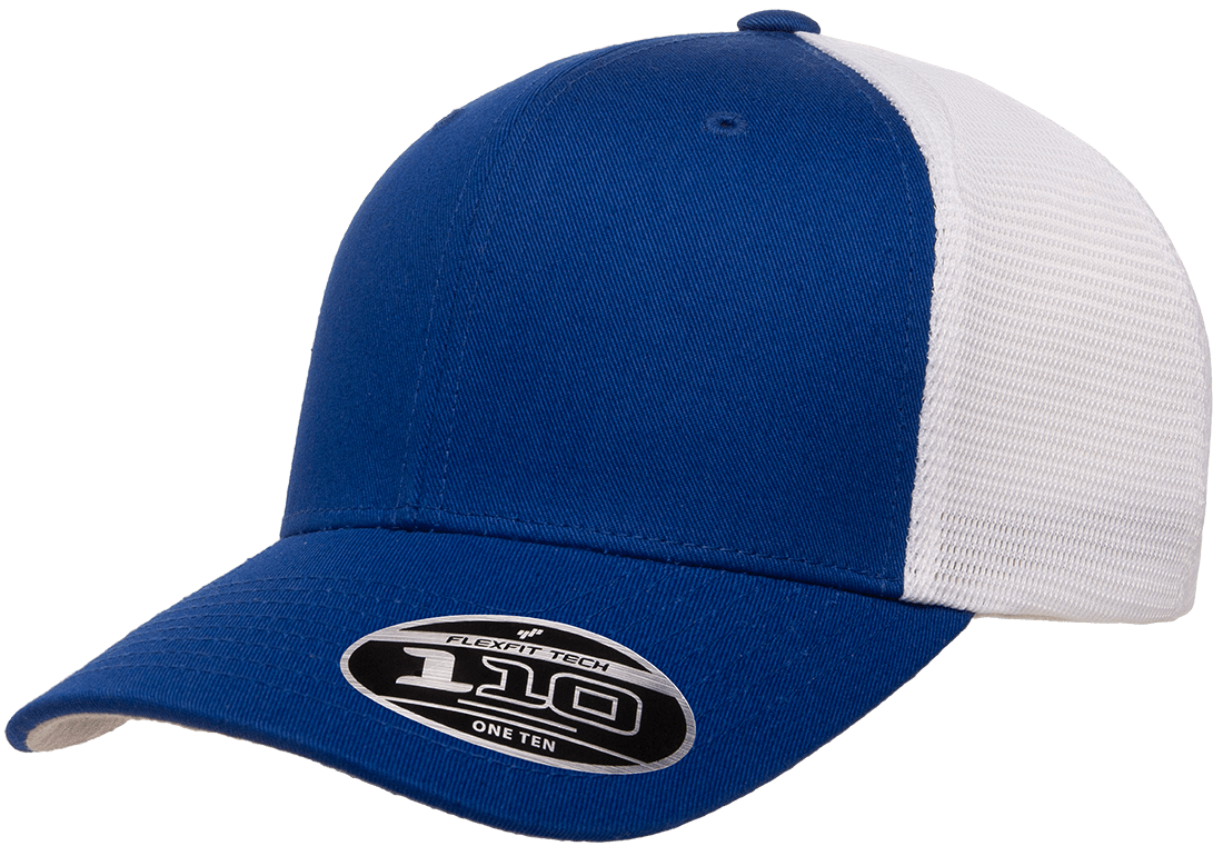Flexfit Headwear One Size / Royal/White Flexfit - 110® Mesh-Back Cap