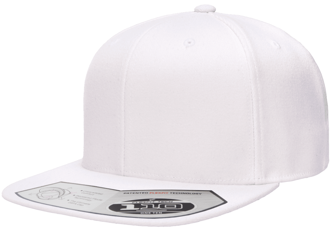 110® Flat Bill Snapback | Structured Logo Cap | Flexfit 110® Flat Bill Snapback | Structured Logo Cap | Flexfit