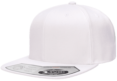 Flexfit Headwear One Size / White Flexfit - 110® Flat Bill Snapback Cap