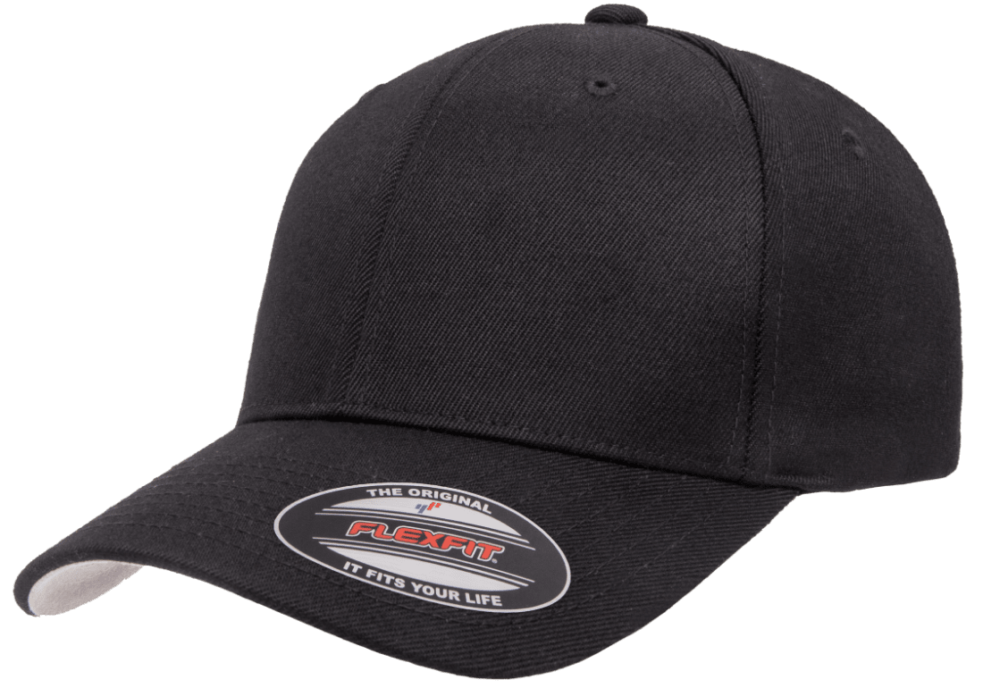 Flexfit Headwear S/M / Black Flexfit - Premium Wool Blend Cap