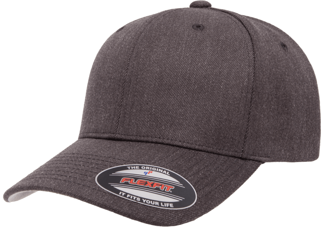 Flexfit Headwear S/M / Dark Heather Flexfit - Premium Wool Blend Cap