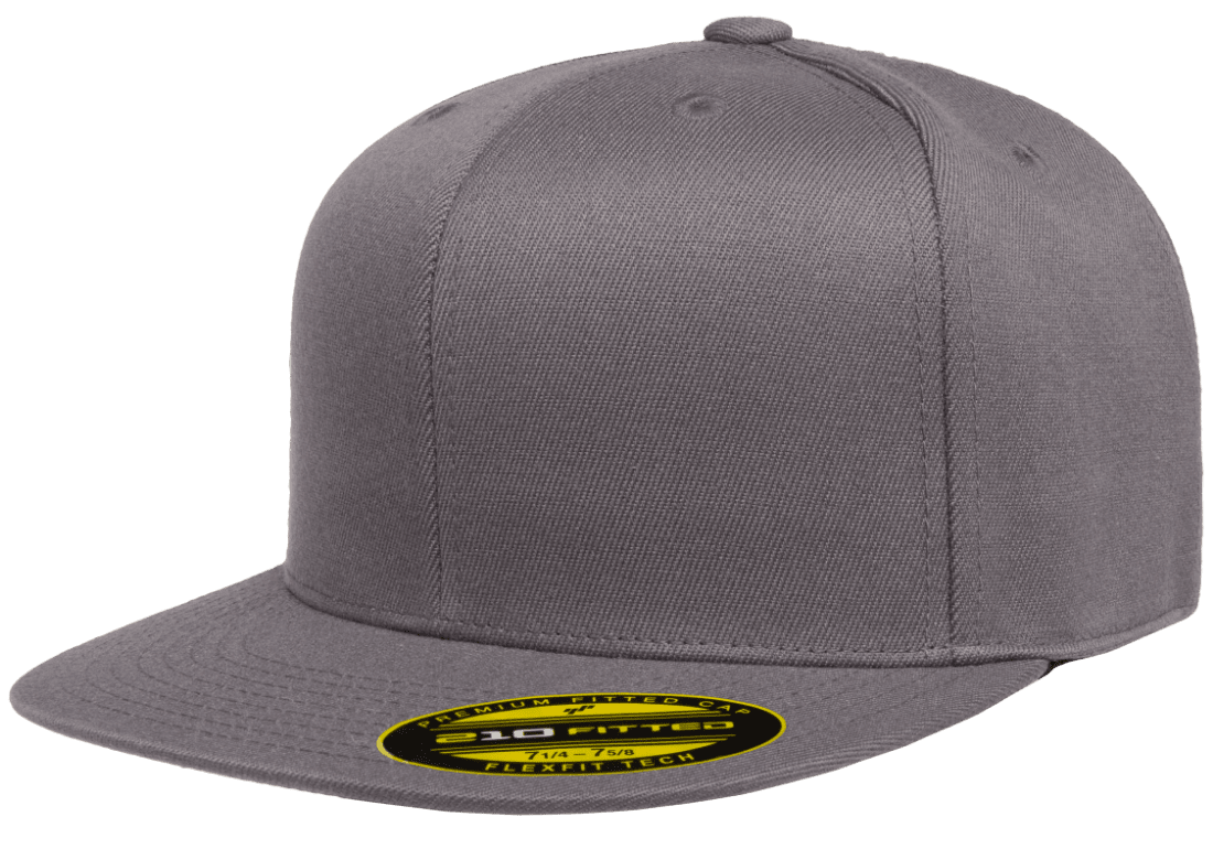 Flexfit Headwear S/M / Grey Flexfit - 210® Flat Bill Cap