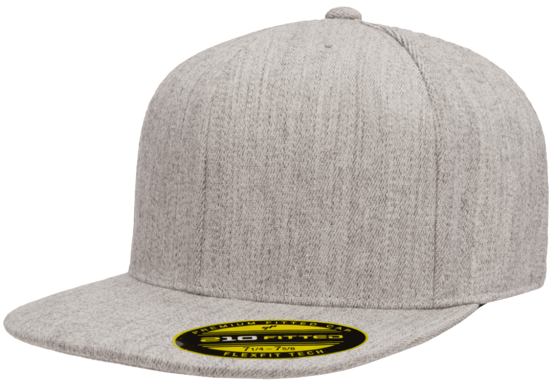 Flexfit Headwear S/M / Heather Grey Flexfit - 210® Flat Bill Cap