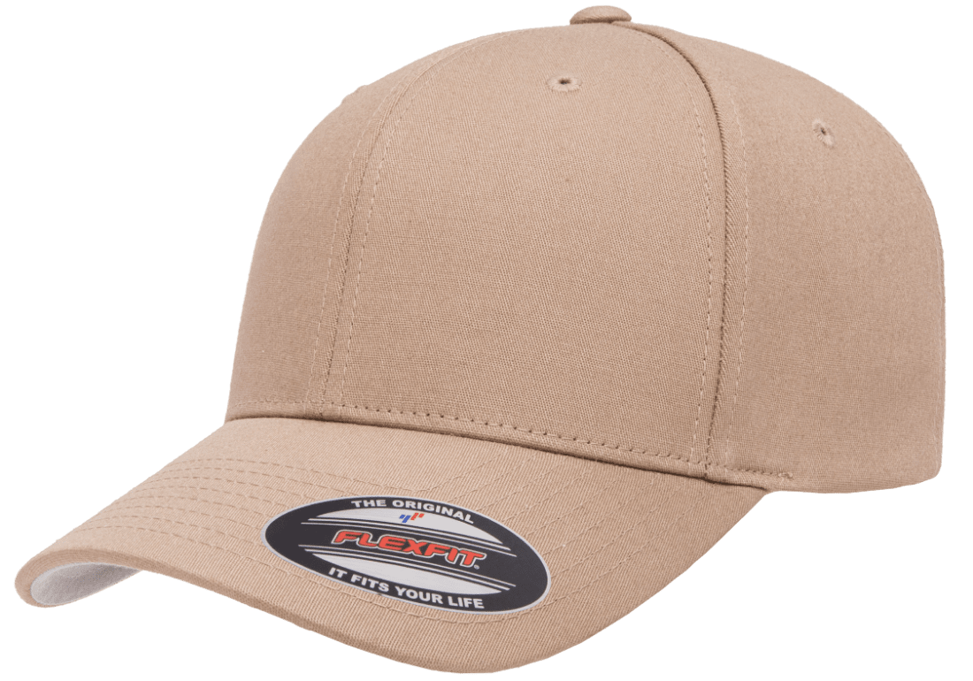 Flexfit Headwear S/M / Khaki Flexfit - V-Flex Twill Cap
