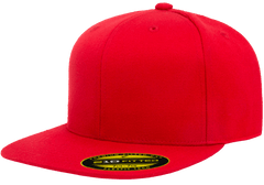 Flexfit Headwear S/M / Red Flexfit - 210® Flat Bill Cap