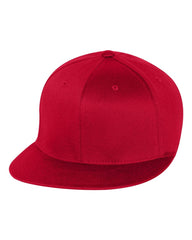 Flexfit Headwear S/M / Red Flexfit - Pro-Baseball On Field Flat Bill Cap