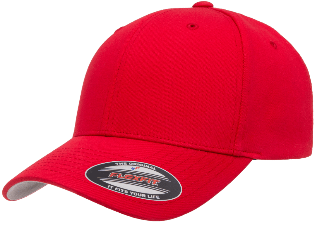 Flexfit Headwear S/M / Red Flexfit - V-Flex Twill Cap