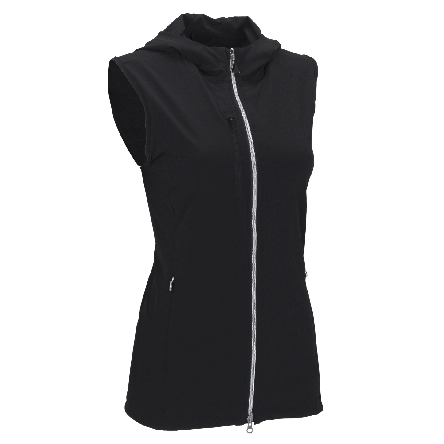 Greg Norman - Women's Windbreaker Full-Zip Hooded Vest