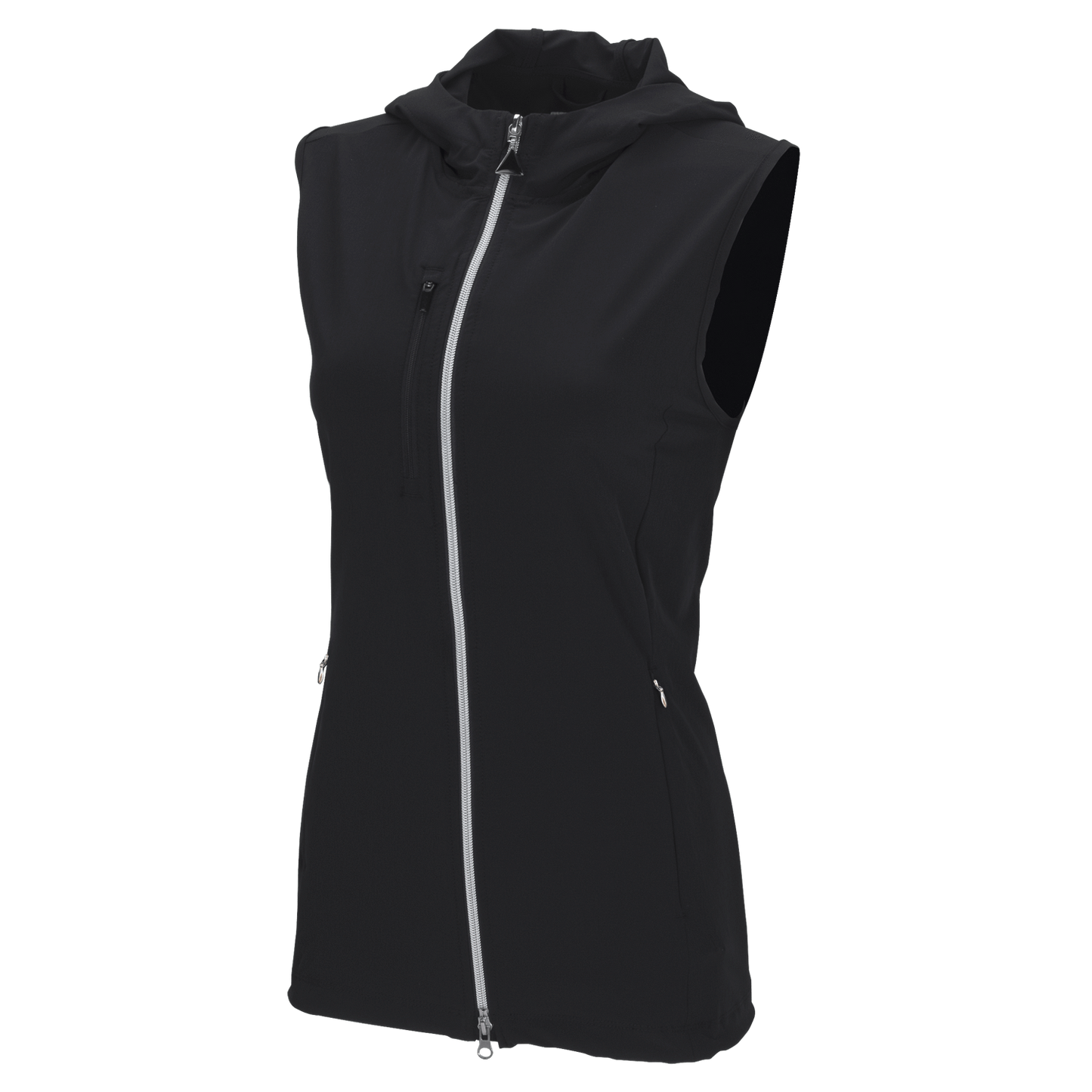 Greg Norman - Women's Windbreaker Full-Zip Hooded Vest