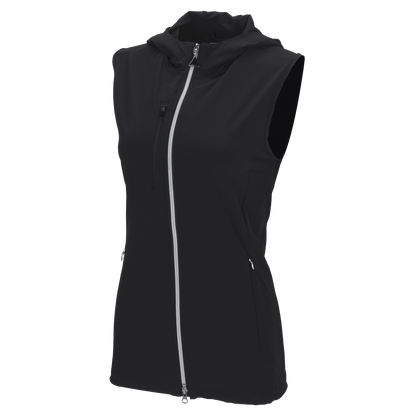 Greg Norman - Women's Windbreaker Full-Zip Hooded Vest