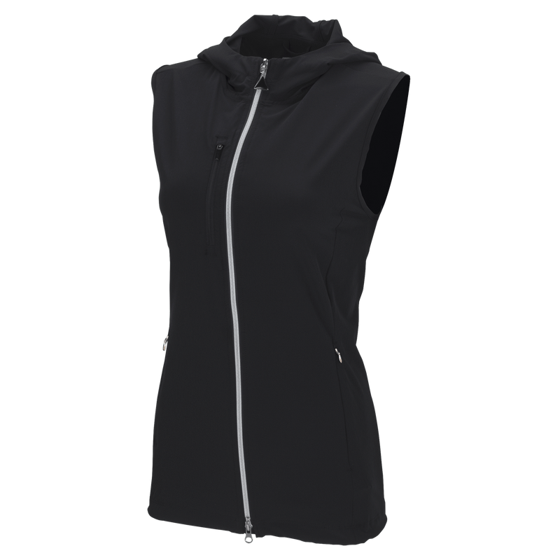 Greg Norman Women s Windbreaker Full Zip Hooded Vest