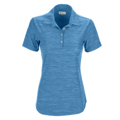 Greg Norman Polos S / Atlantic Blue Heather Greg Norman - Women's Play Dry® Heather Solid Polo