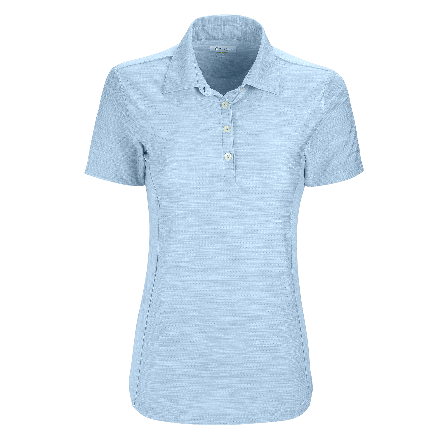 Greg Norman Women s Play Dry Heather Solid Polo