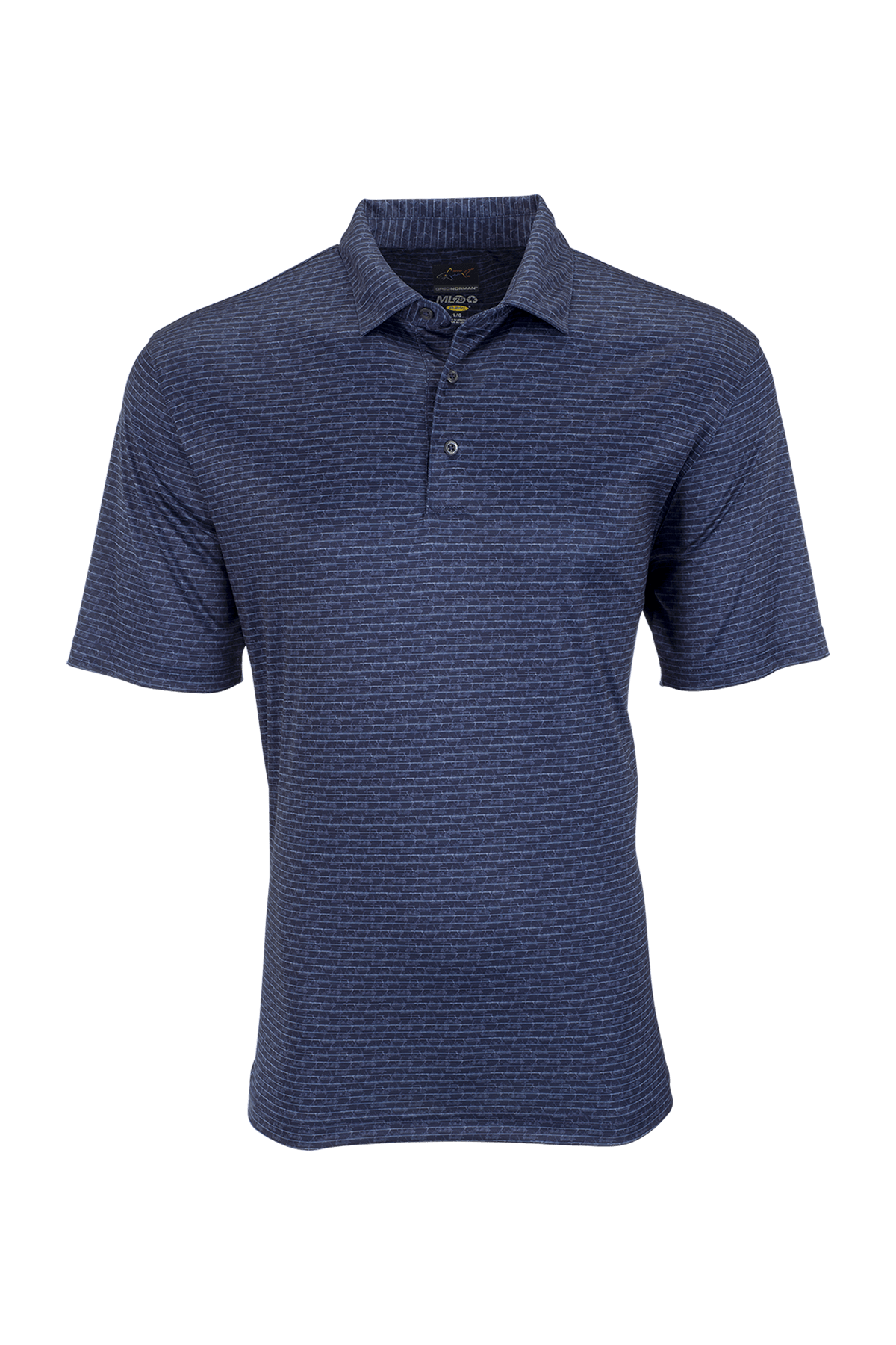 Greg Norman Polos S / Navy Greg Norman - Men's ML75 Microlux Cart Print Polo