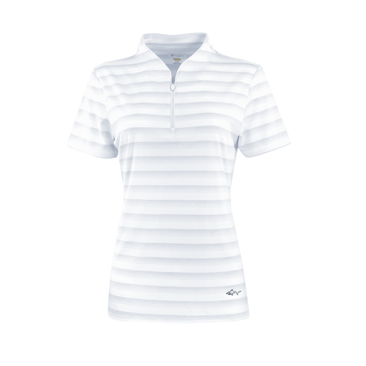 Greg Norman Polos S / White Greg Norman - Women's Lab Stripe Polo