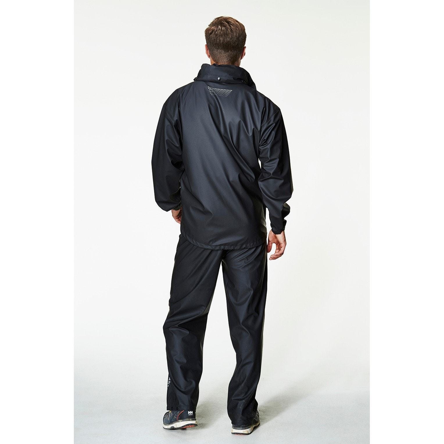 Helly Hansen 70180 Men's Black Voss Waterproof Rain Jacket