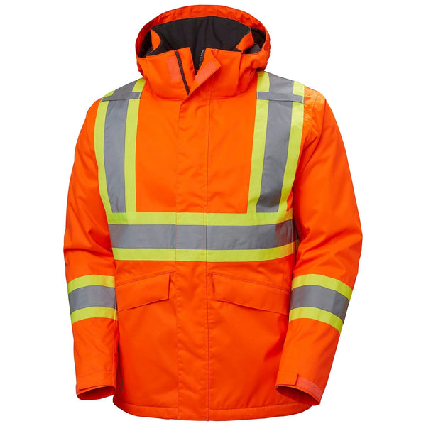 Helly Hansen Workwear Outerwear S / Hi Vis Orange Helly Hansen Workwear - Men's Alta Hi Vis Insulated Winter Jacket CSA