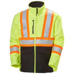 Helly Hansen Workwear Outerwear S / Yellow/Ebony Helly Hansen Workwear - Men's Alta Hi Vis Softshell Jacket CSA