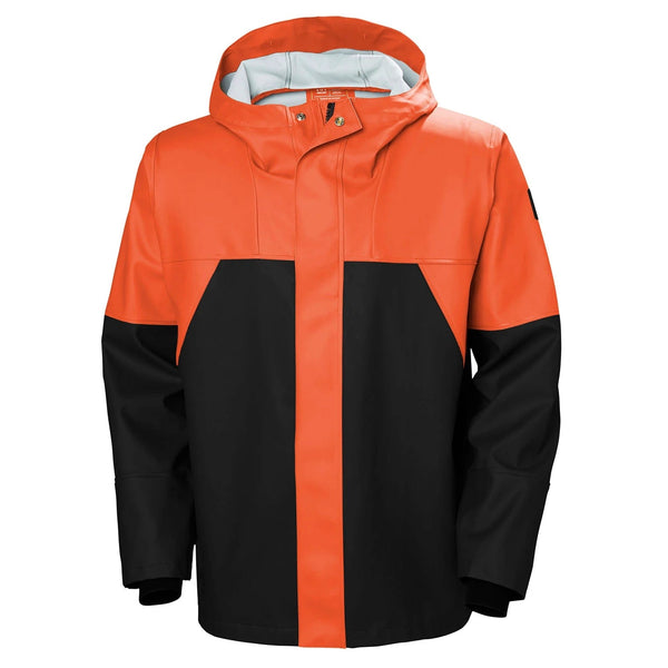 Helly Hansen Workwear Outerwear XS / Dark Orange/Black Helly Hansen Workwear - Men's Storm Rain Jacket