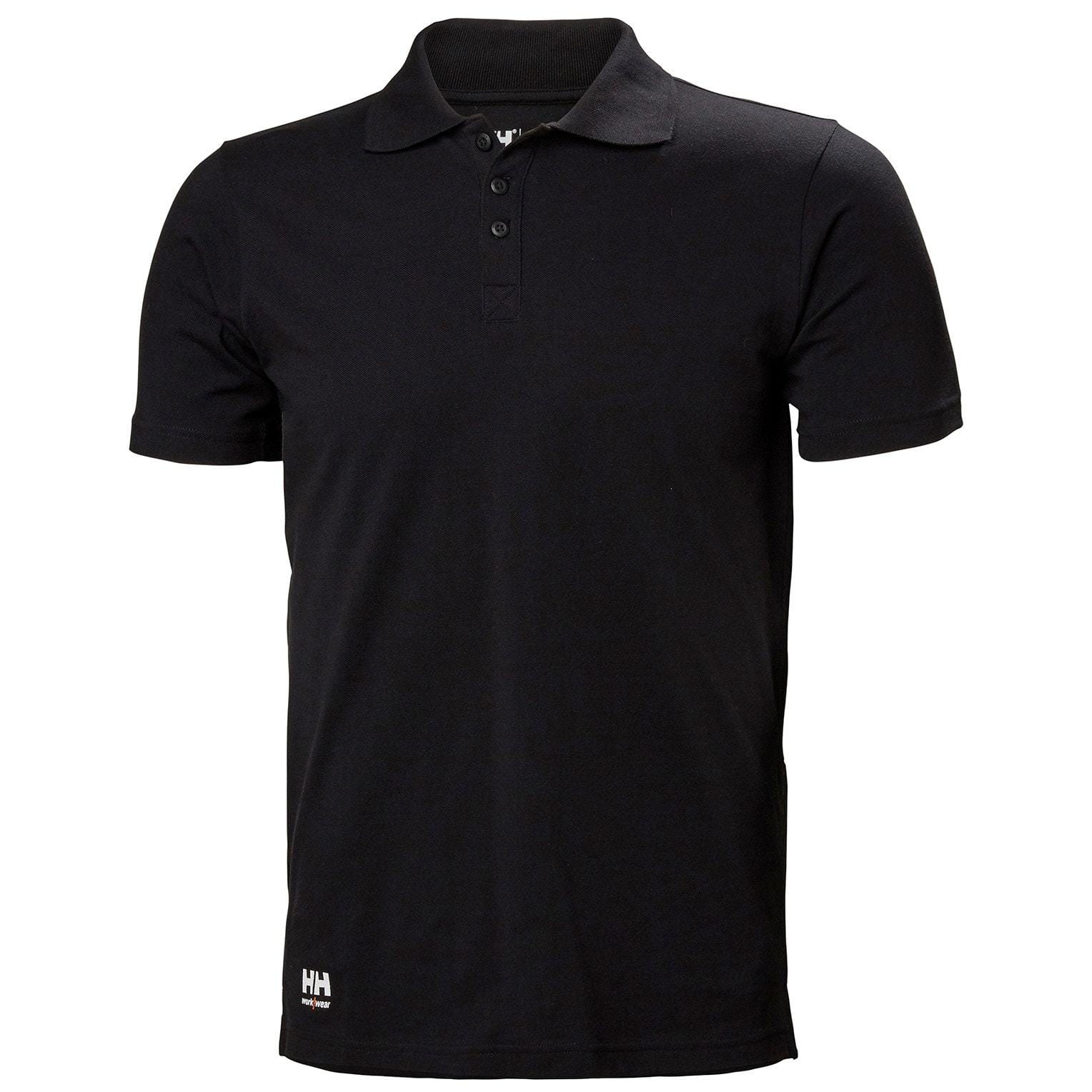 Helly Hansen Workwear Polos 4XL / Black Helly Hansen Workwear - Men's Manchester Short Sleeve Polo