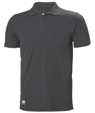 Helly Hansen Workwear Polos 4XL / Dark Grey Helly Hansen Workwear - Men's Manchester Short Sleeve Polo