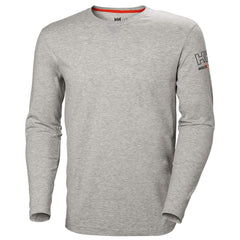 Helly Hansen Workwear T-shirts S / Grey Melange Helly Hansen Workwear - Men's Kensington Long Sleeve T-Shirt