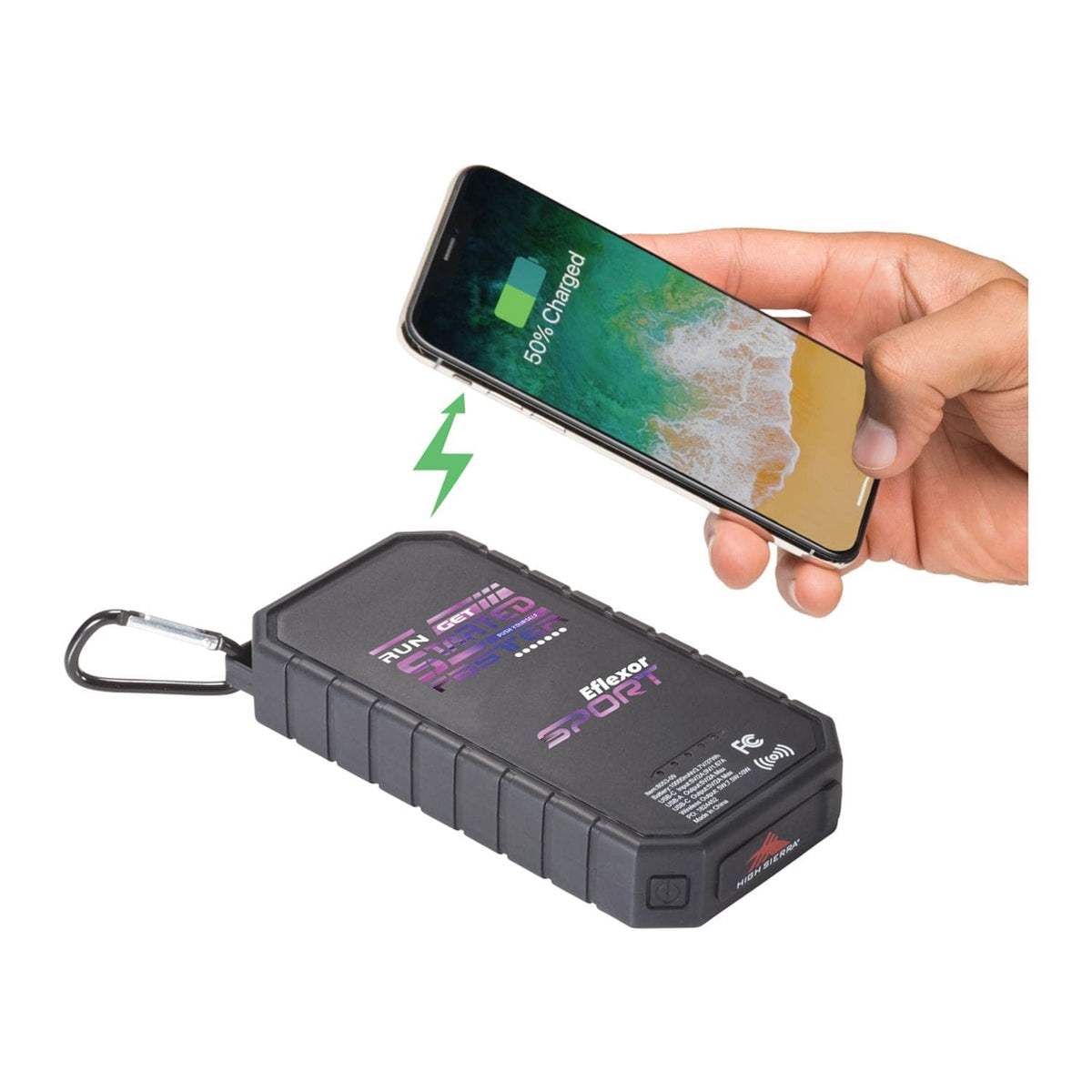 High Sierra - IPX 5 Solar Fast Wireless Power Bank – Threadfellows