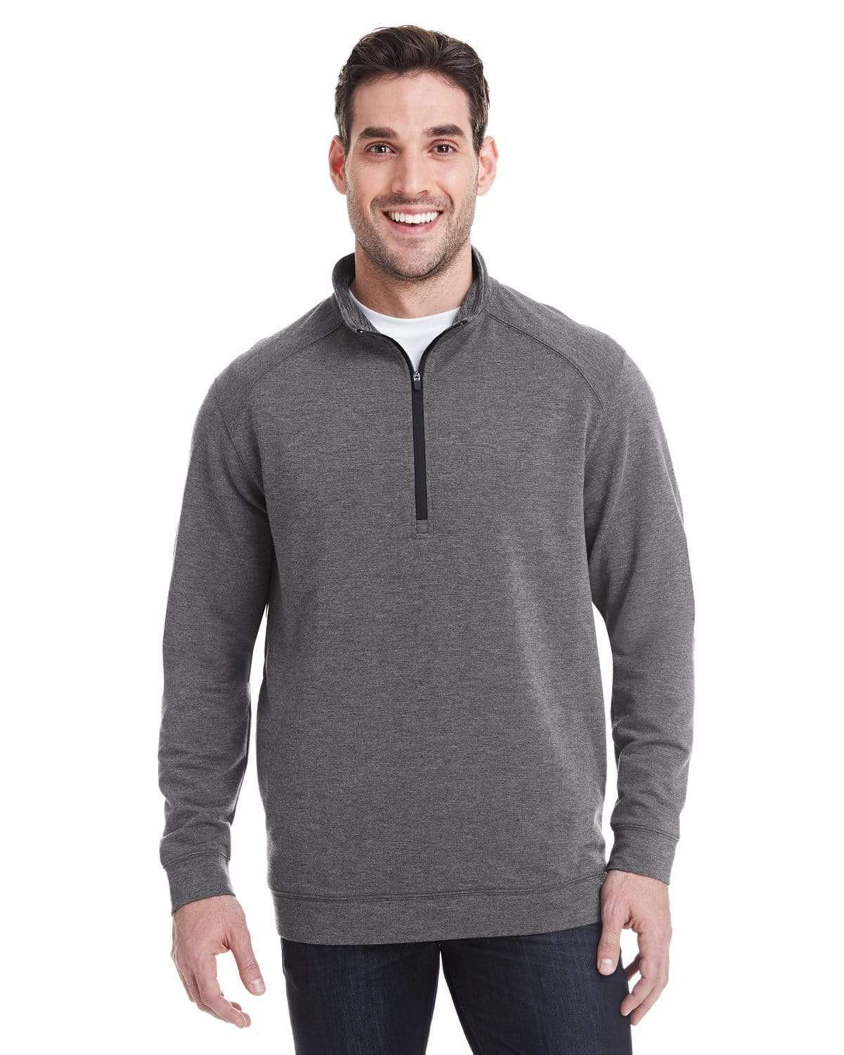 【完売】GLOWNY Miller Cut Out Long Sleeve CODE-ZERO Half-Zip Sweater Men Rigging Grey XXL | CODE-ZERO